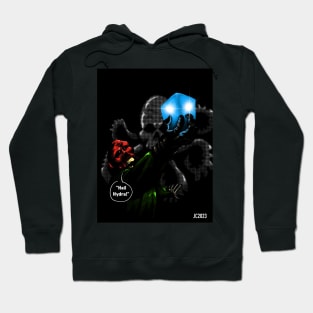 Red Skull “Hail Hydra” portrait (digital) Hoodie